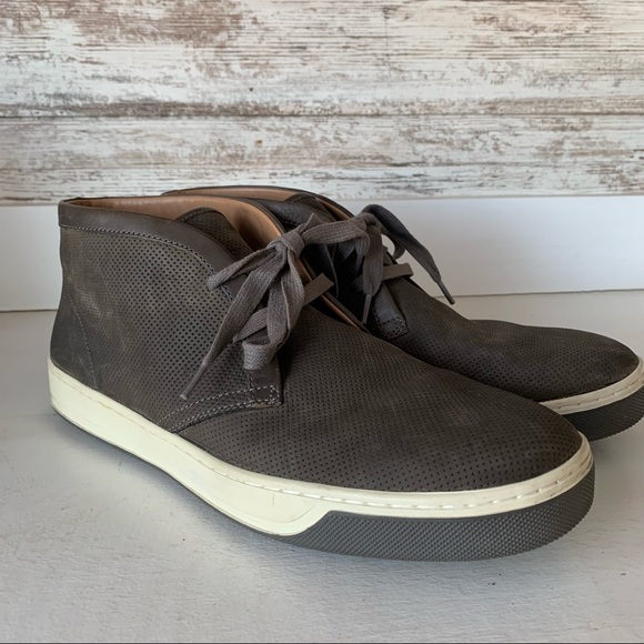 Vince Perforated Sport Suede Sneaker Boot Size 10 - Picture 2 of 13